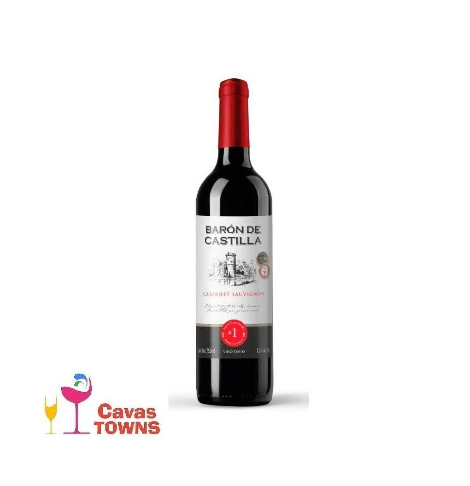 Vino Tinto Barón De Castilla Cabernet Sauvignon 750ml - Cavas Towns
