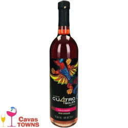 Vino Rosado Zinfandel Cuatro Soles 750 ml - Cavas Towns