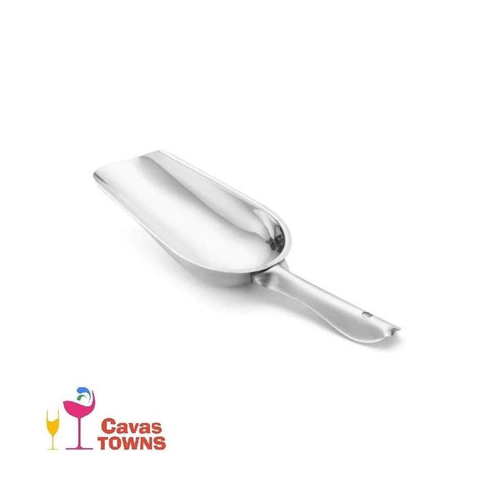 Cucharon de Hielos en Acero Inoxidable 400gr - Cavas Towns