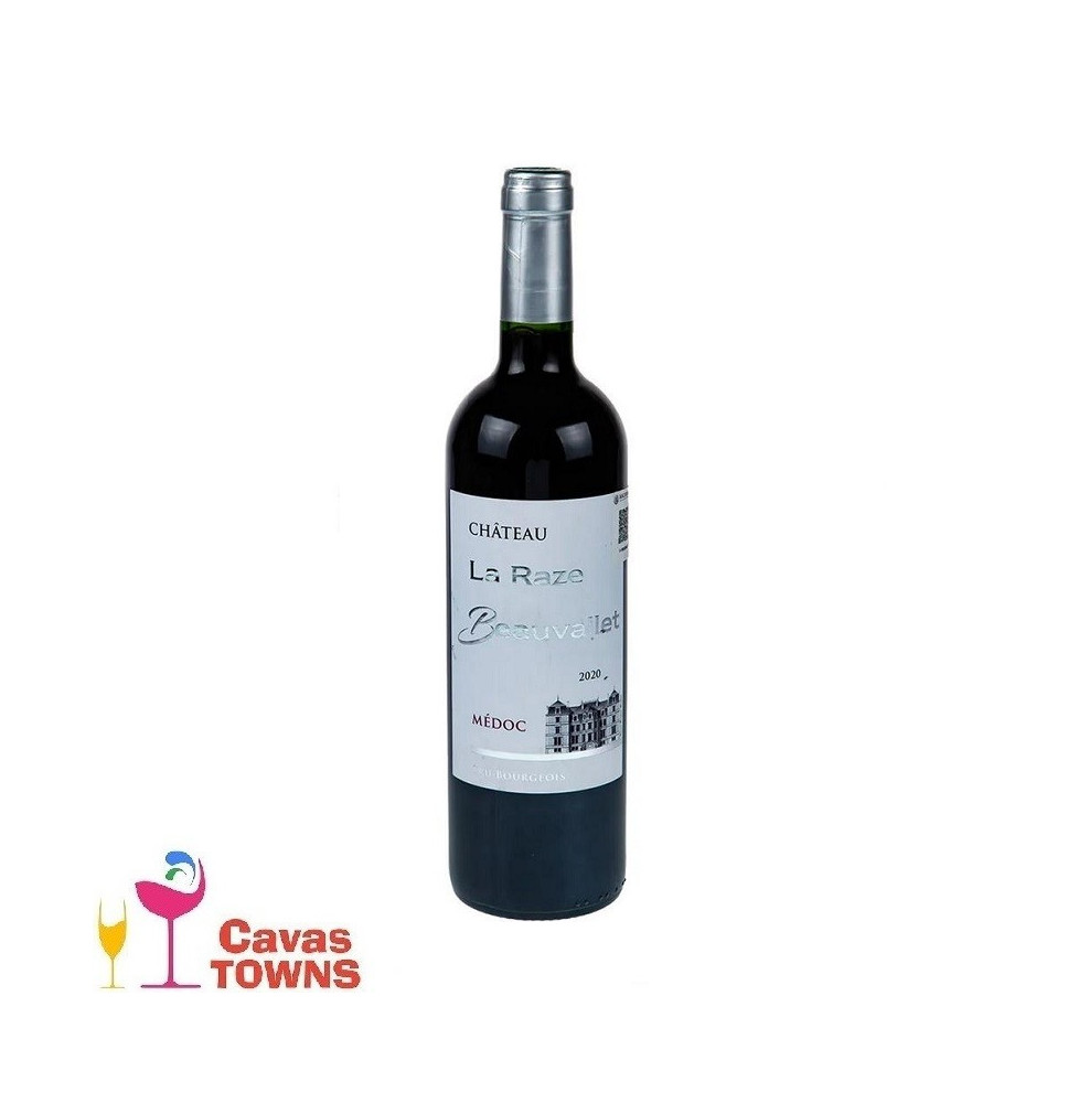 Vino Tinto Frances Chateau La Raze Beauvallet 2020 Médoc 750 ml - Cavas Towns