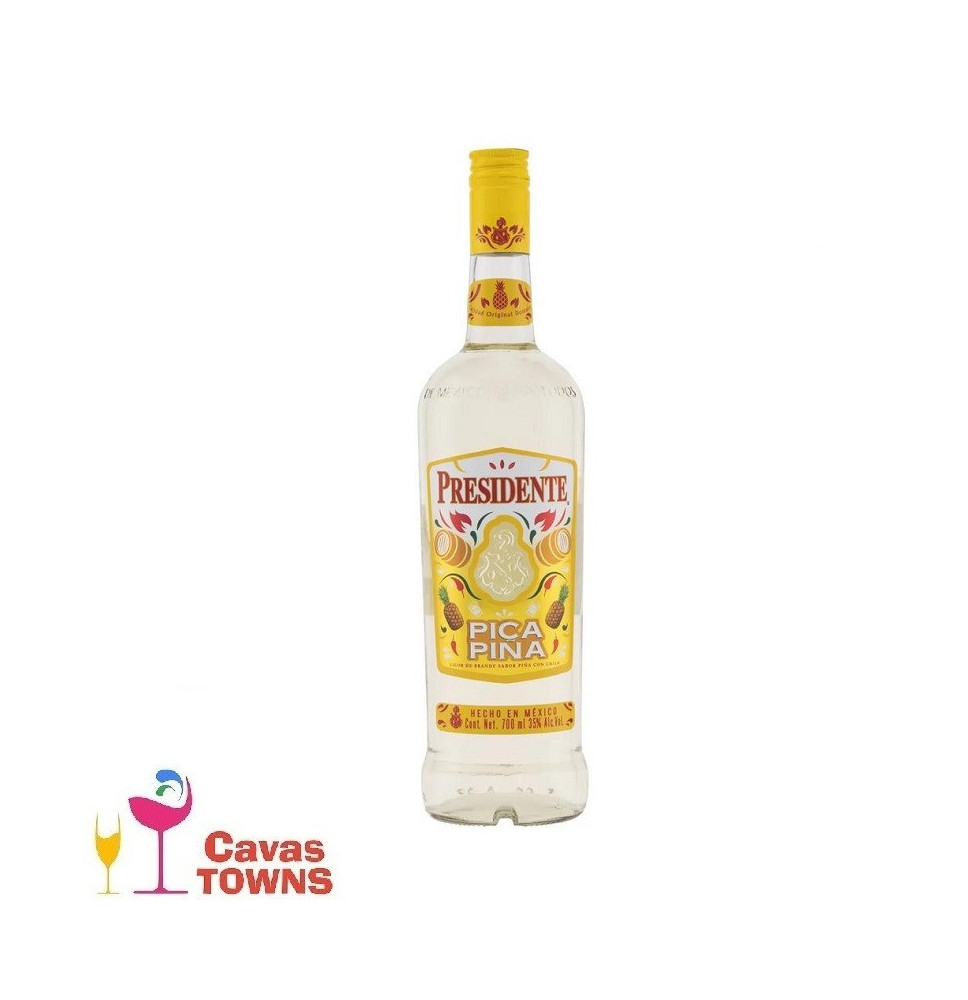 Brandy Presidente Pica Piña 700 ml - Cavas Towns Brandy Presidente Pica Piña 700 ml - Cavas Towns