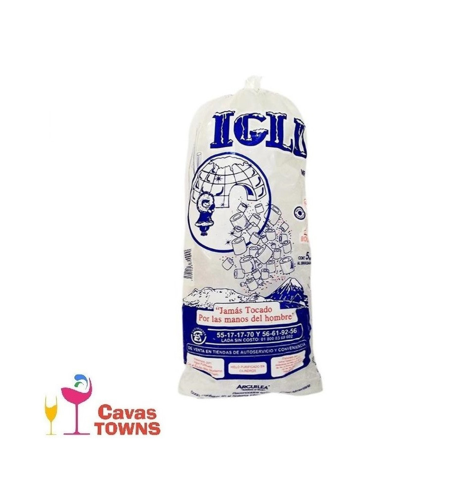 Bolsa de hielo IGLU en cubos 5 kg - Cavas Towns Bolsa de hielo IGLU en cubos 5 kg - Cavas Towns