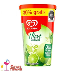 Nieve Holanda sabor limón 1.3 l - Cavas Towns