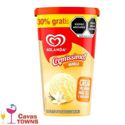 Helado Holanda Cremissimo sabor vainilla 1.3 l - Cavas Towns