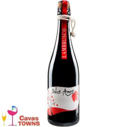 Vino Espumoso Dolce Amore Lambrusco 750 ml - Cavas Towns