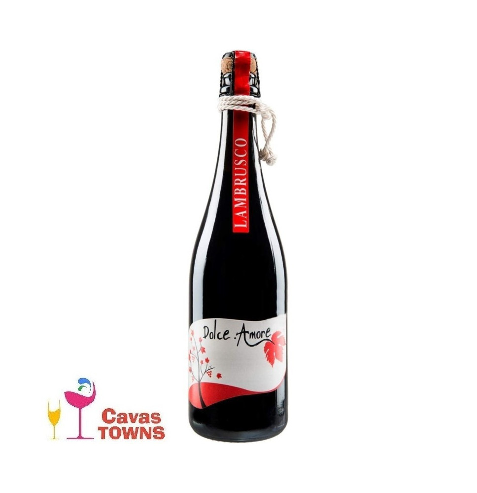 Vino Espumoso Dolce Amore Lambrusco 750 ml - Cavas Towns