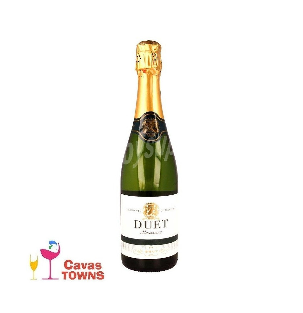 Vino Espumoso Español Duet Brut - 750 ml - Cavas Towns