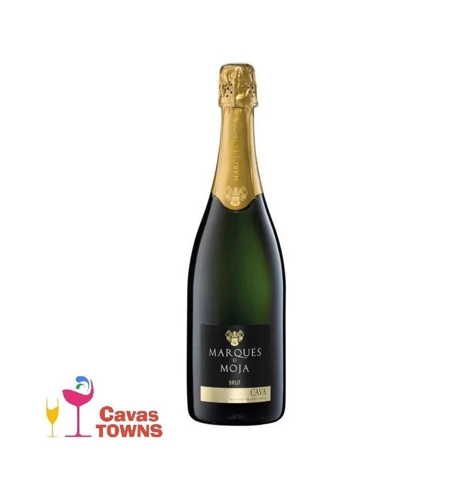 Vino Blanco Espumoso Español Marques D Moja Brut 750 ml - Cavas Towns