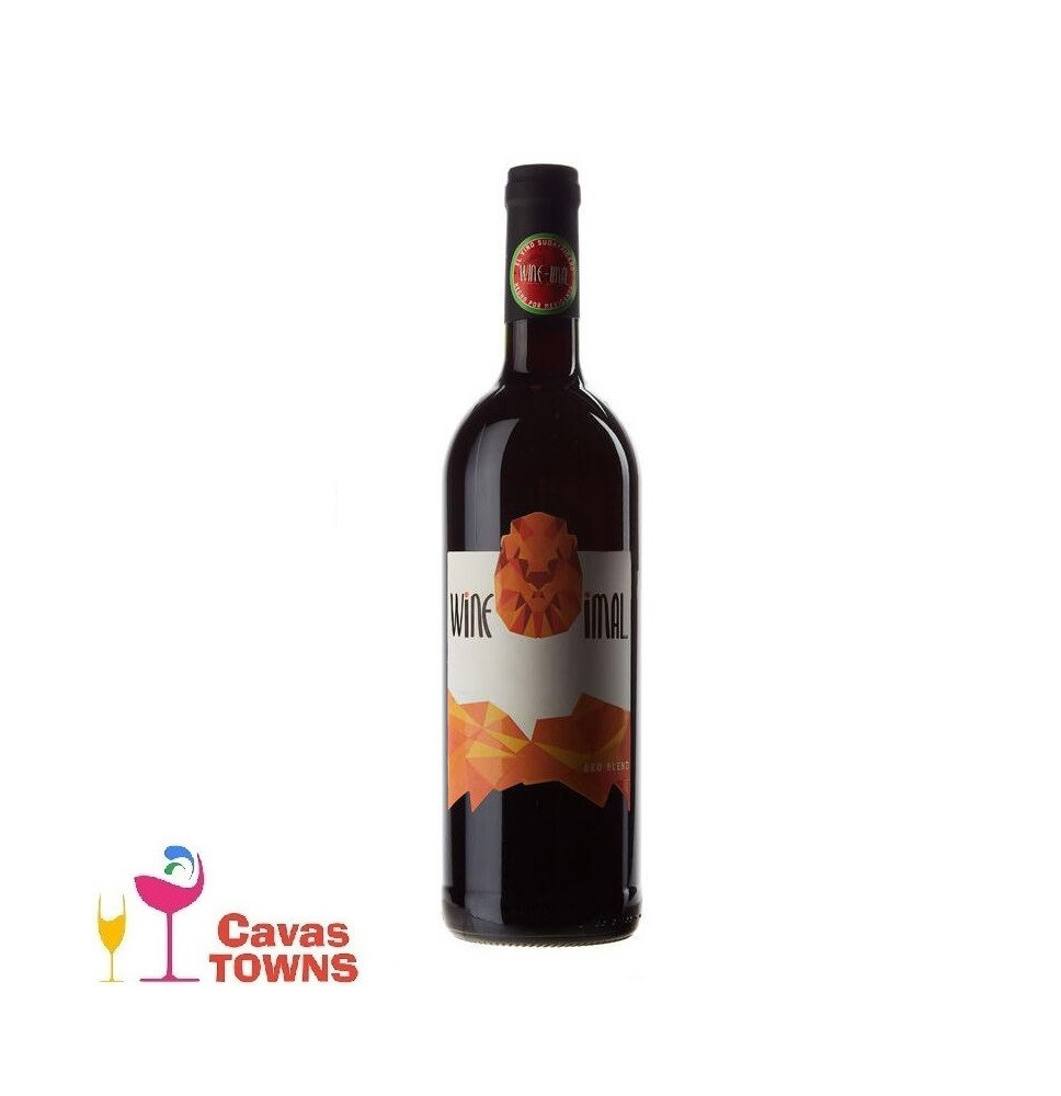 Vino Tinto Wine-imal Pinotage Shiraz 750ml - Cavas Towns