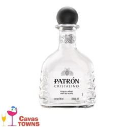 Tequila Patrón Cristalino Añejo 700 ml - Cavas Towns