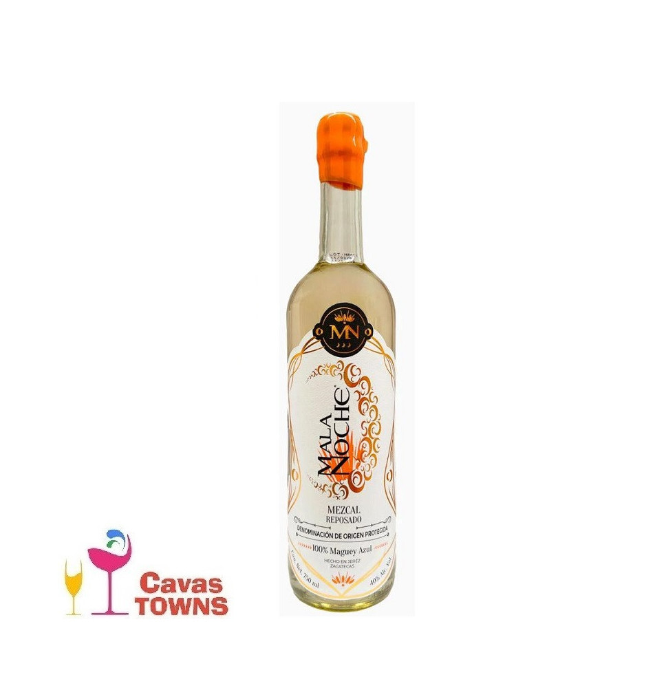 Mezcal Mala Noche Reposado 750 ml - Cavas Towns Mezcal Mala Noche Reposado 750 ml - Cavas Towns