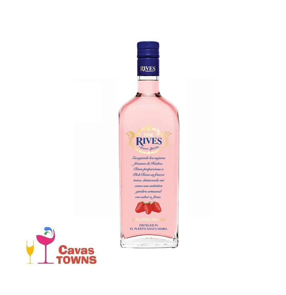 Ginebra Rives Pink London Dry 700 ml - Cavas Towns