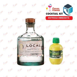 Mezcal Local Joven Destilado Con Corazon de Agave 750 ml - Cavas Towns