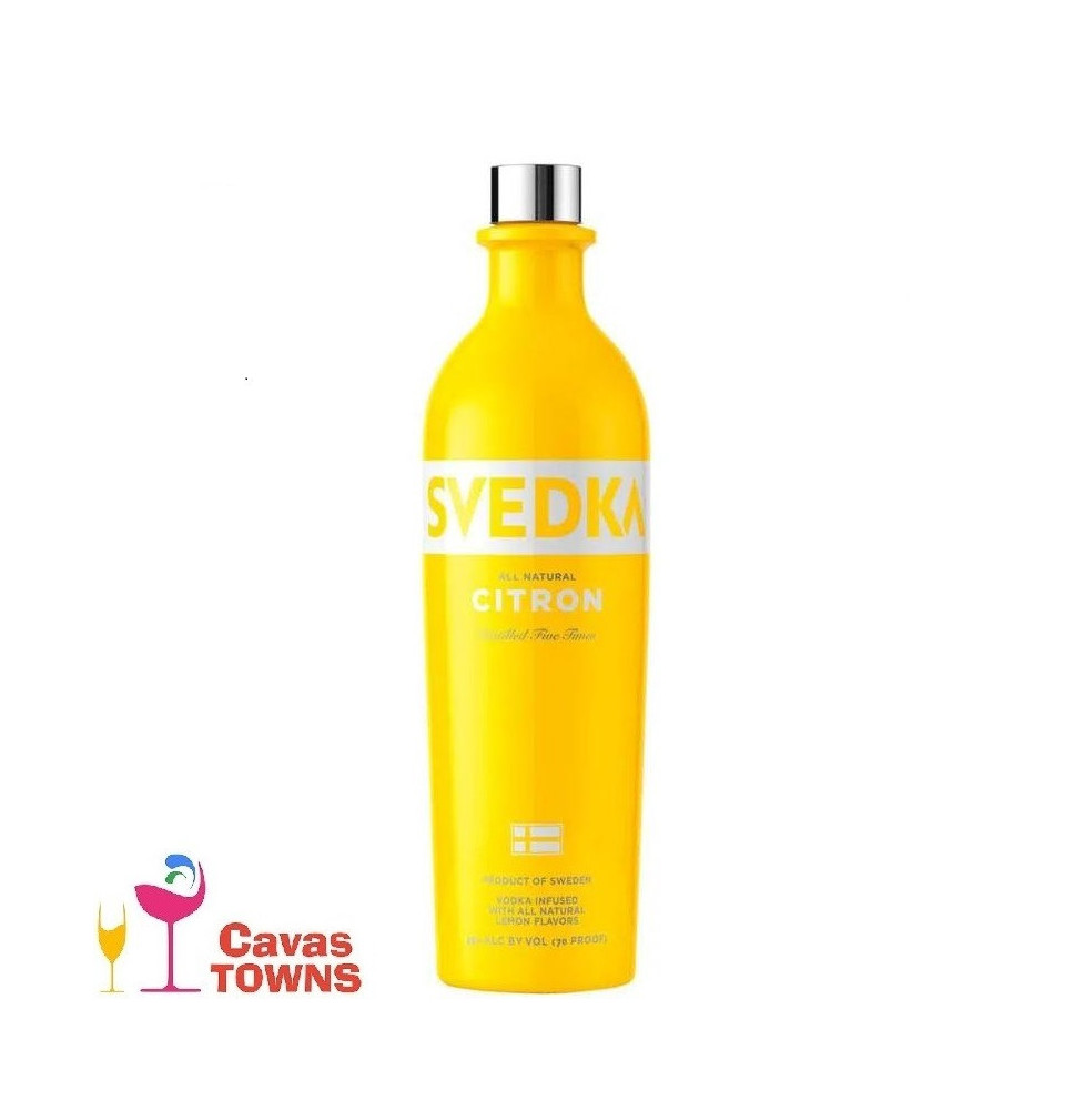 Vodka Svedka Citron 750 ml - Cavas Towns Vodka Svedka Citron 750 ml - Cavas Towns