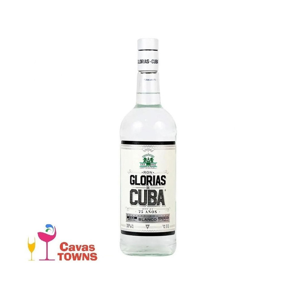 Ron Glorias De Cuba Blanco 1000 ml - Cavas Towns