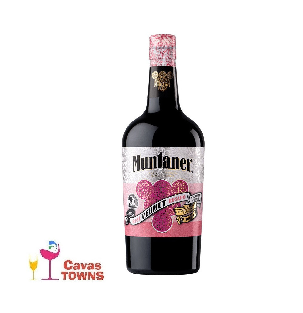 Vermouth Muntaner Rosado Importado 750 ml - Cavas Towns