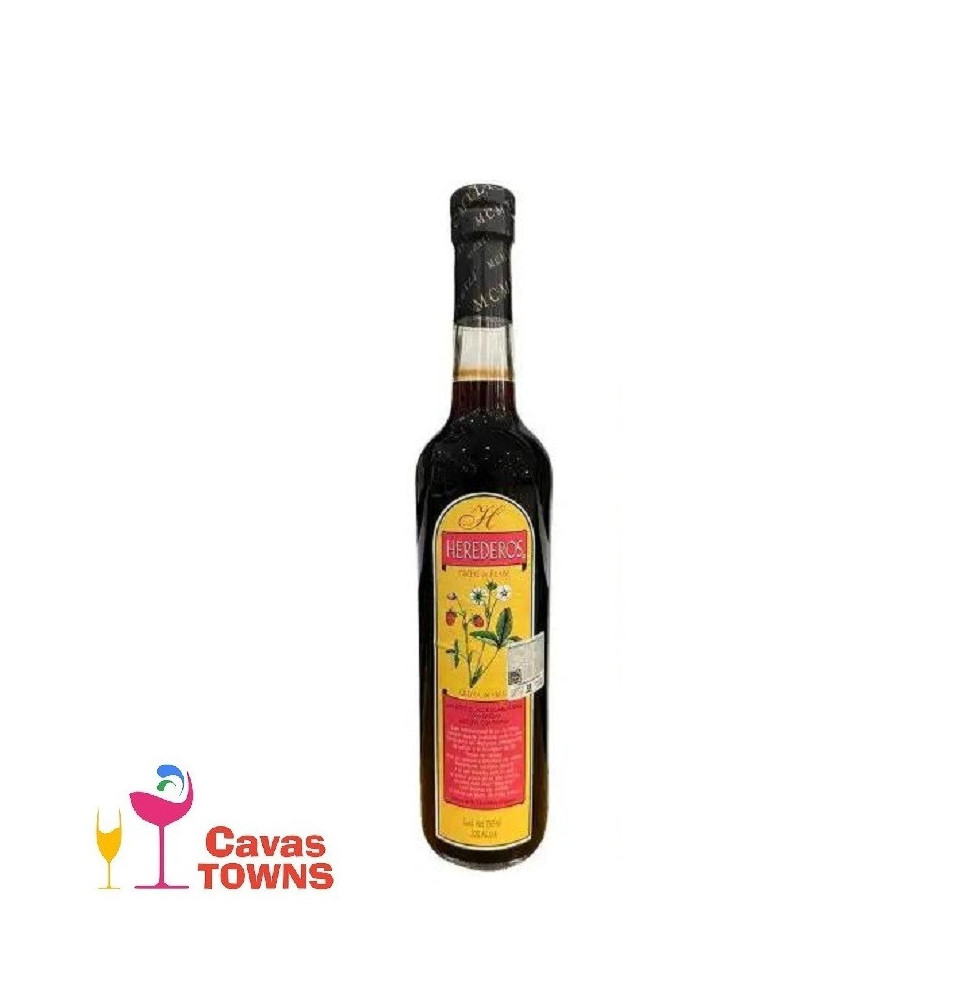 Licor Herederos de Fresa 750 ml - Cavas Towns