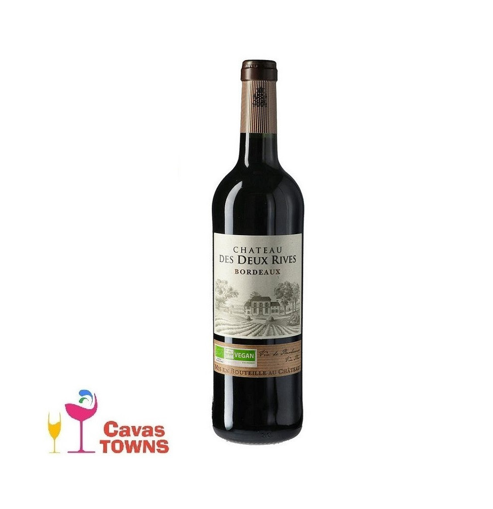 Vino Tinto Chateau Des Deux Rives Bordeaux 750 ml - Cavas Towns