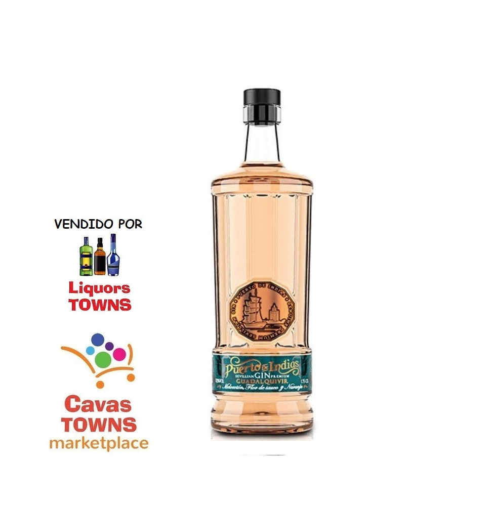 Ginebra Puerto de Indias Peach & Orange 750 ml - Cavas Towns Ginebra Puerto de Indias Peach & Orange 750 ml - Cavas Towns