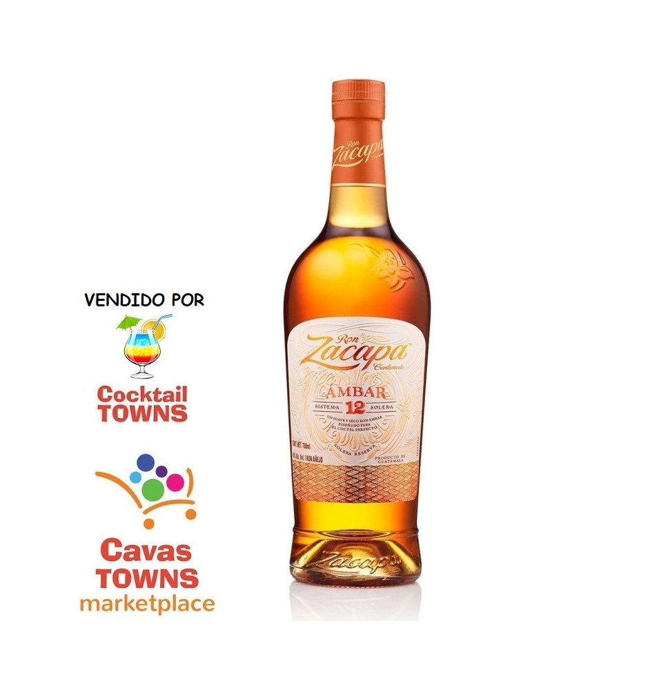 Ron Zacapa Ámbar 12 750 ml - Cavas Towns