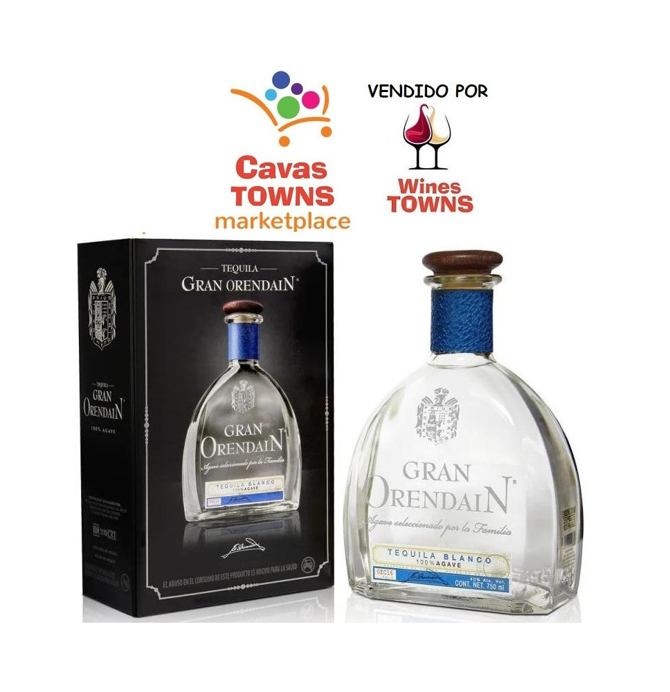 Tequila Gran Orendain Blanco 750 ml - Cavas Towns