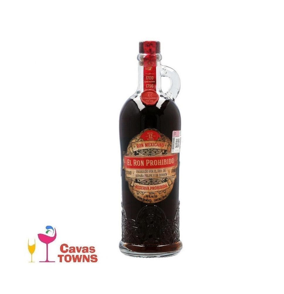 Ron Prohibido Solera 12 Años 750 ml - Cavas Towns