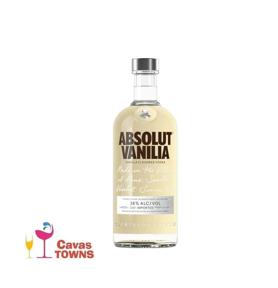 Vodka Absolut Vanilia 750 ml - Cavas Towns
