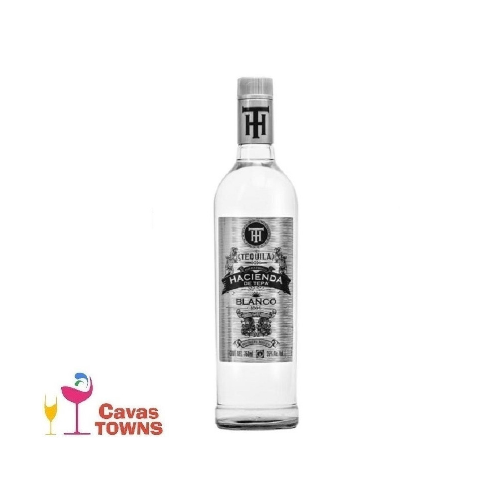 Tequila Hacienda de Tepa Blanco 750 ml - Cavas Towns