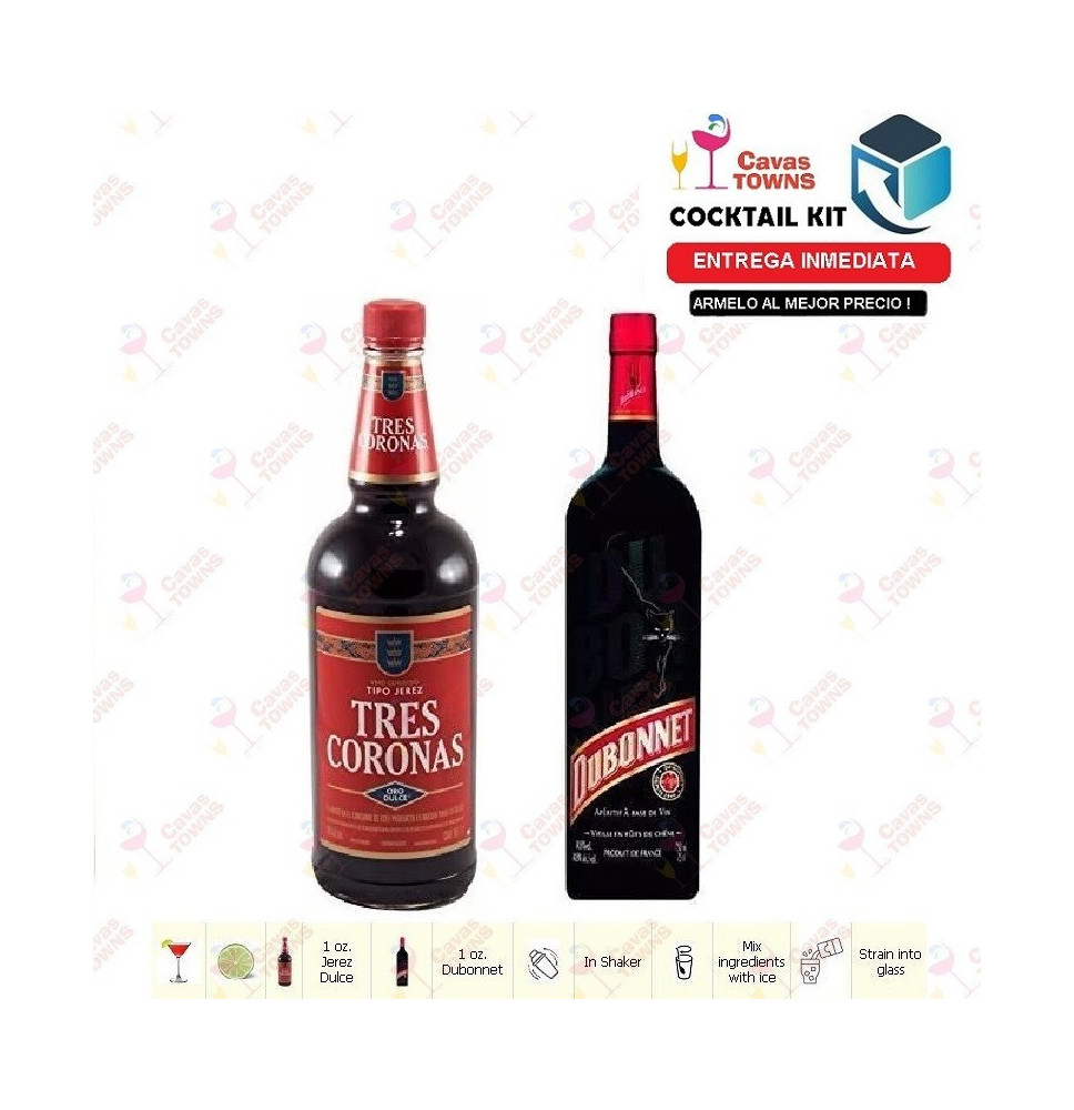 Cocktail Kit Adam's Apple - 2 Receta Recipe - Cavas Towns