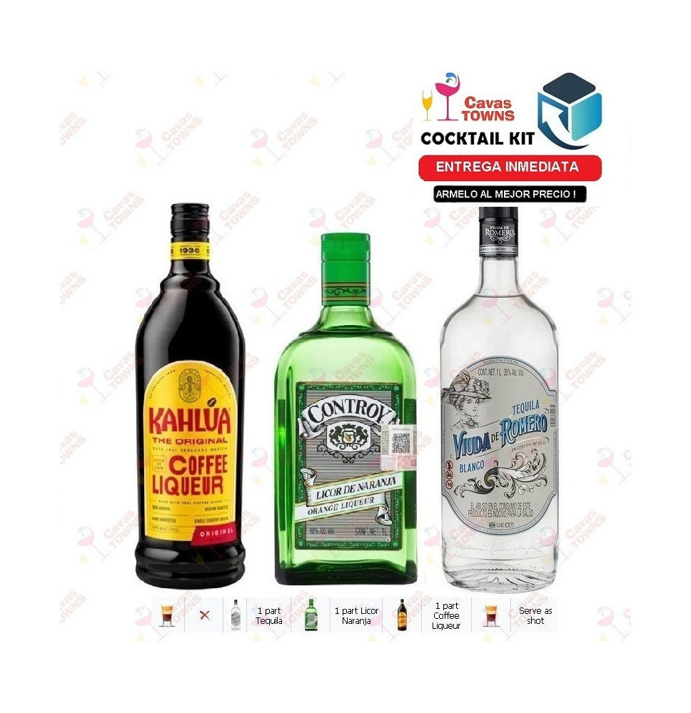 Cocktail Kit Alice in Wonderland - 2 Receta Recipe- Cavas Towns