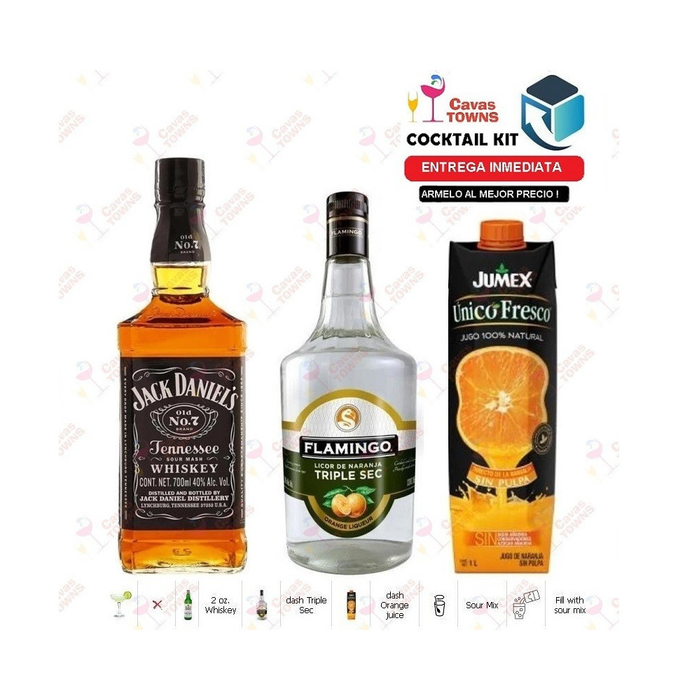 Cocktail Kit American Sour Receta Recipe - Cavas Towns Cocktail Kit American Sour Receta Recipe - Cavas Towns