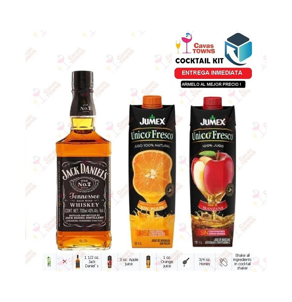 Cocktail Kit Apple Jack - 2 Receta Recipe - Cavas Towns