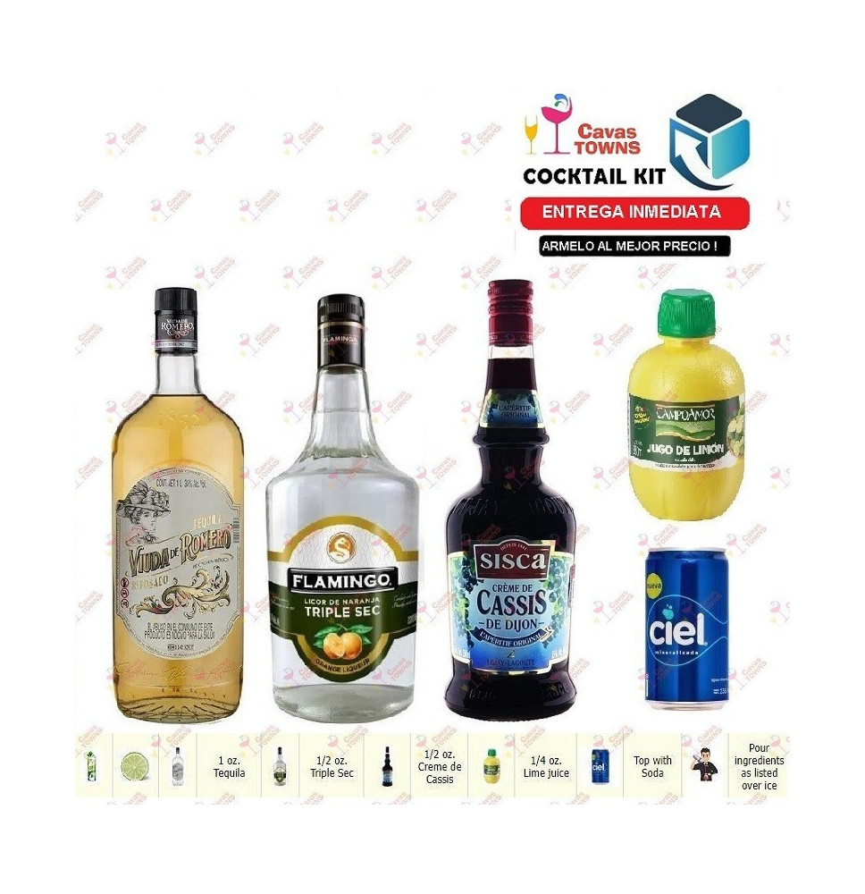Cocktail Kit Blinker - 1 Receta Recipe - Cavas Towns
