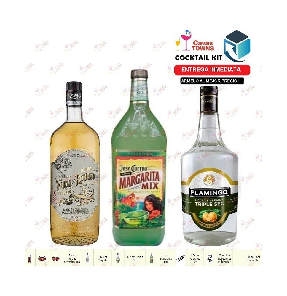 Cocktail Kit Brandy Alexander - 3 Receta Recipe - Cavas Towns