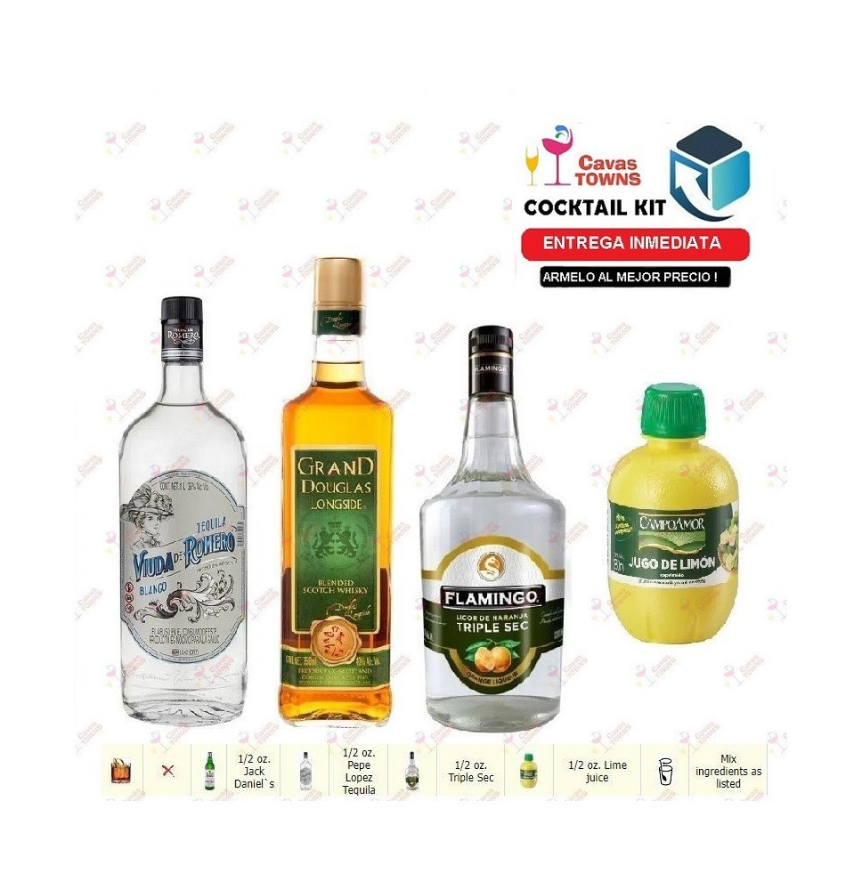 Cocktail Kit Cactus Kicker - 2 Receta Recipe - Cavas Towns