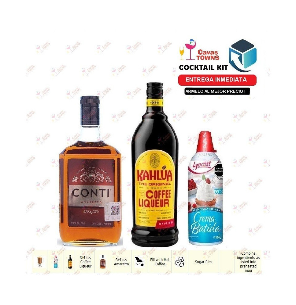 Cocktail Kit Cafe Oscar Receta Recipe - Cavas Towns