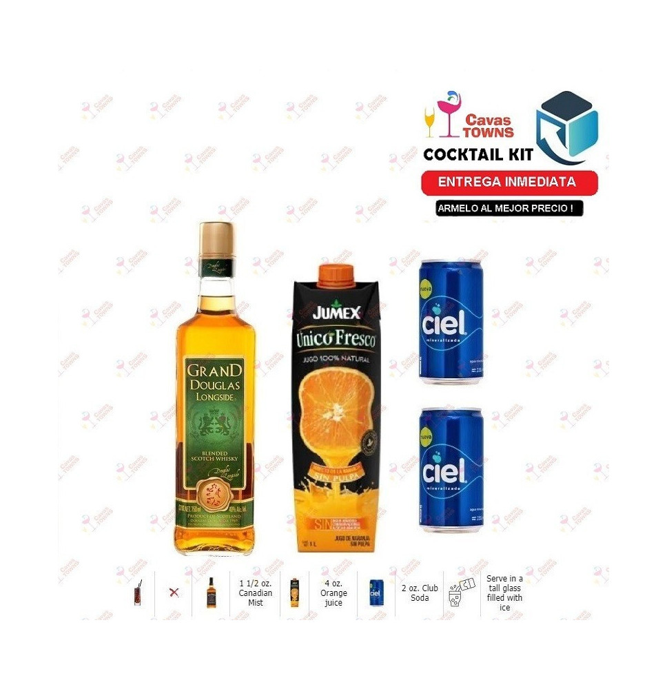 Cocktail Kit Caribou Screw Receta Recipe - Cavas Towns