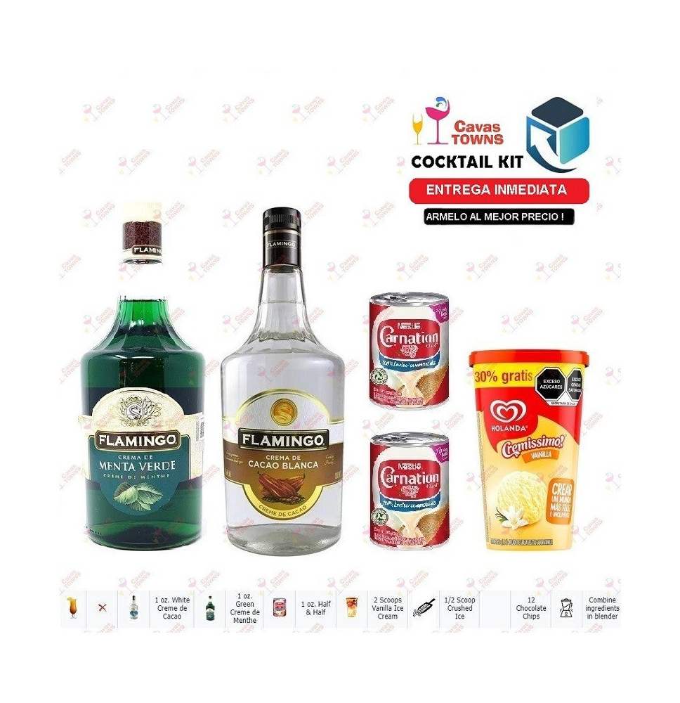 Cocktail Kit Chocolate Chip Mint Receta Recipe - Cavas Towns