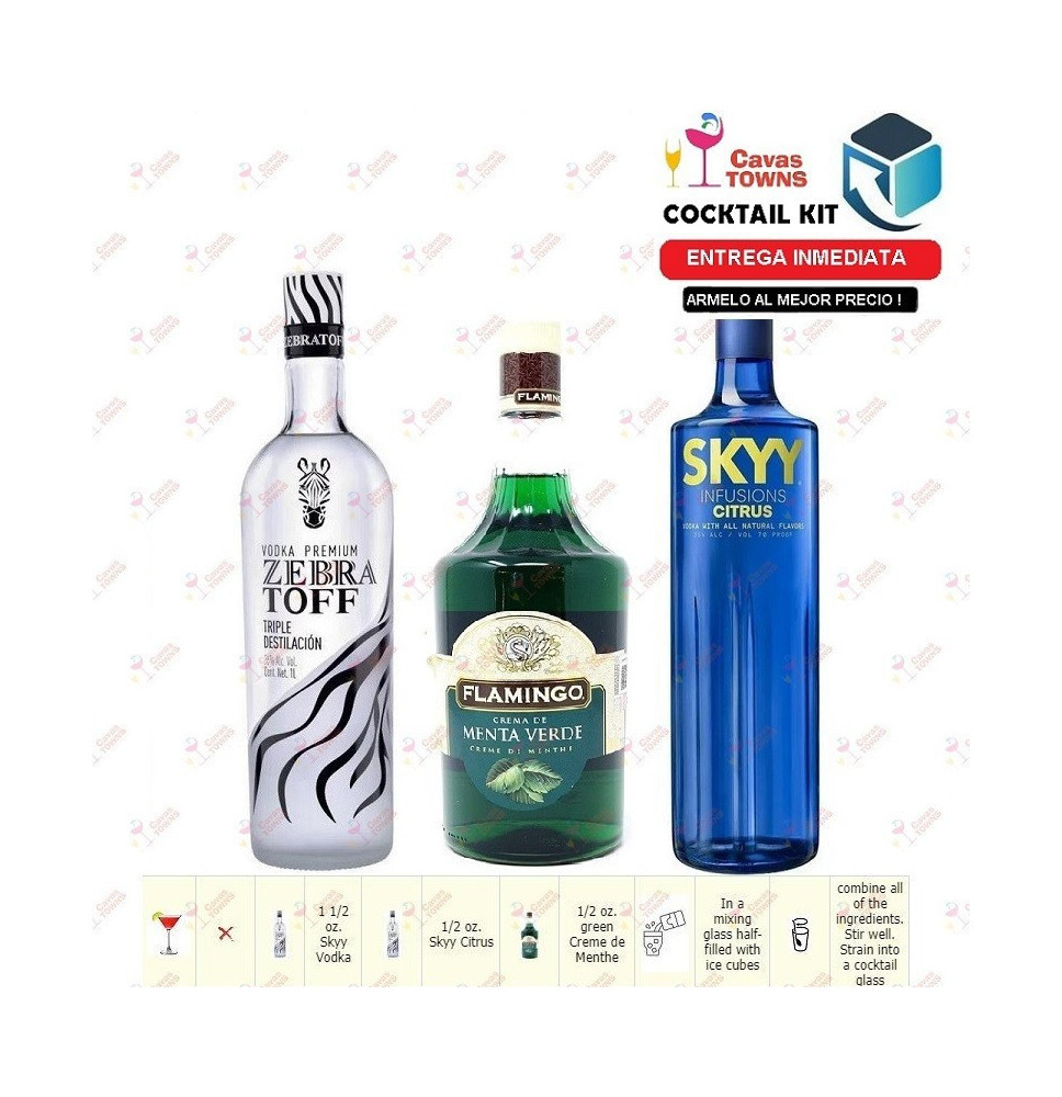 Cocktail Kit Citrus Glacier Mint Receta Recipe - Cavas Towns