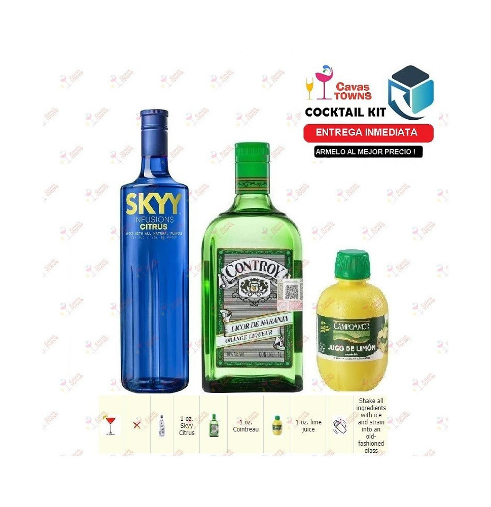 Cocktail Kit Citrus Kamikaze Receta Recipe - Cavas Towns