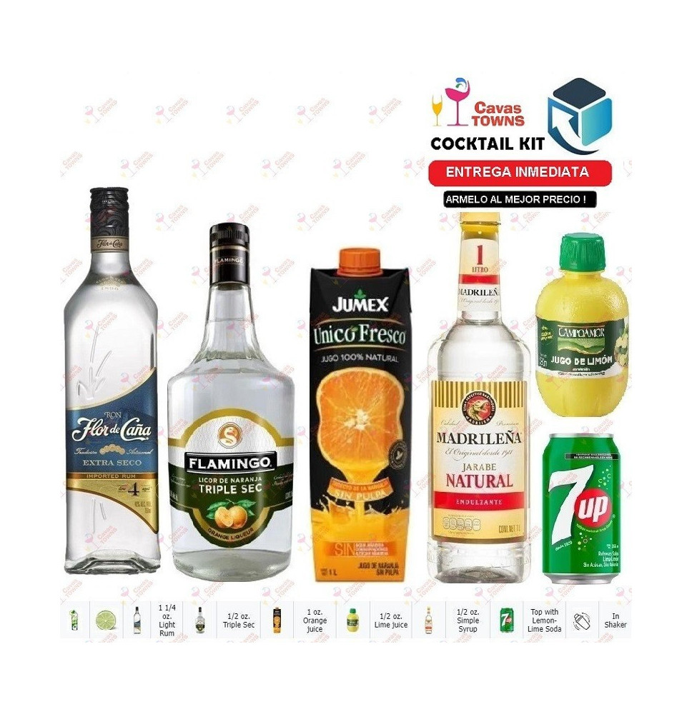 Cocktail Kit Citrus Rum Coder Receta Recipe - Cavas Towns