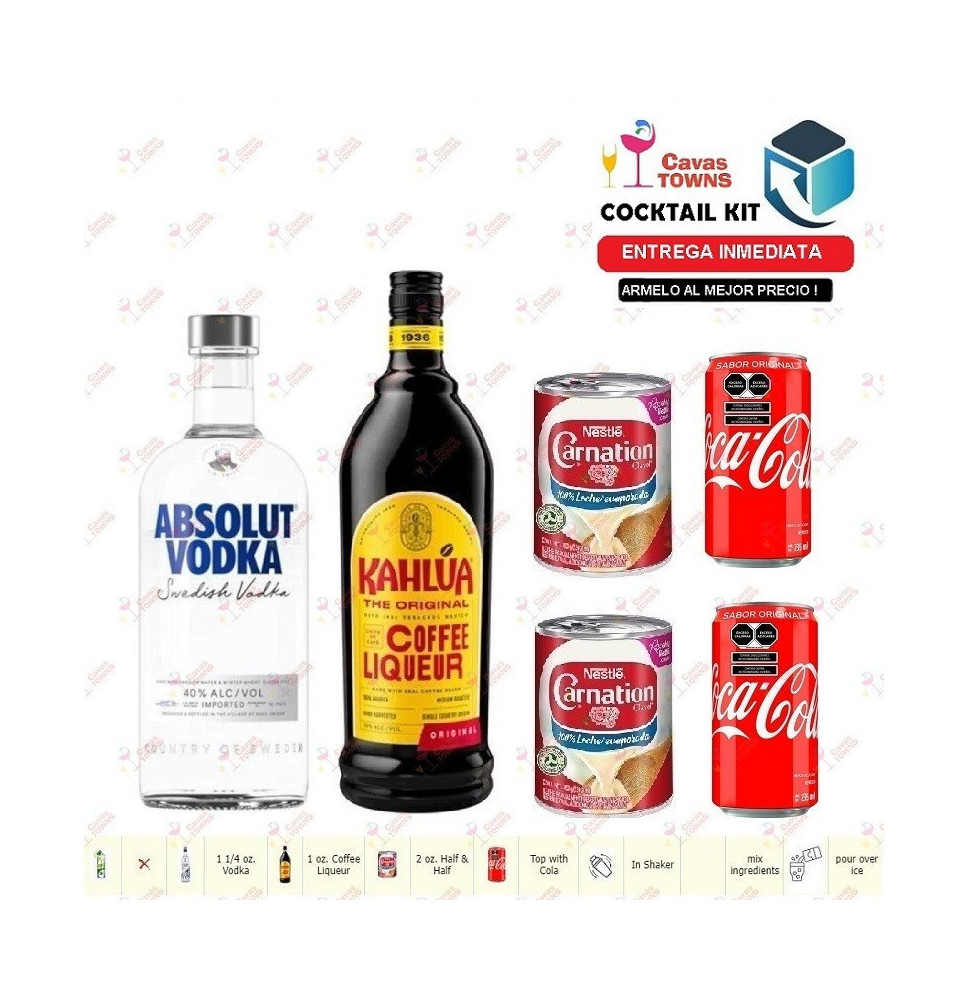 Cocktail Kit Colorado Bulldog Receta Recipe - Cavas Towns