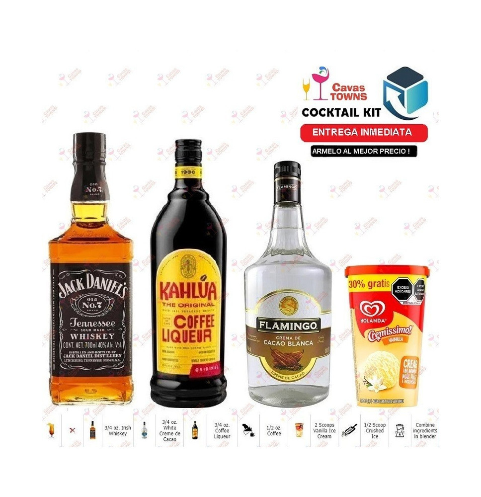 Cocktail Kit Coral Reef - 1 Receta Recipe - Cavas Towns