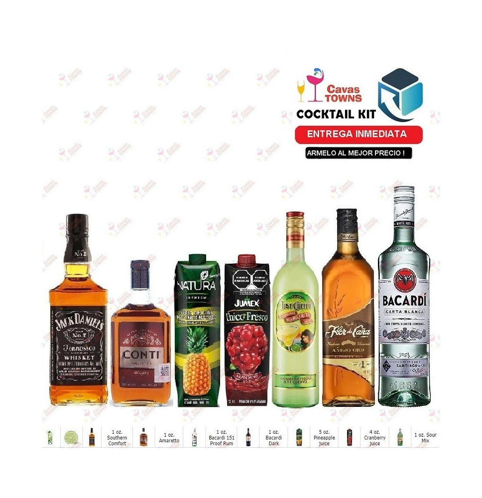 Cocktail Kit Crash and Burn Receta Recipe - Cavas Towns