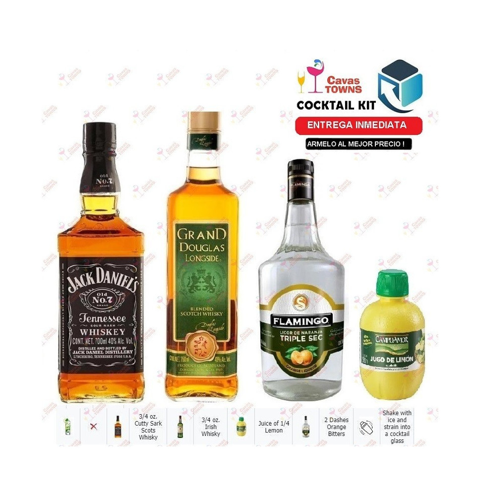 Cocktail Kit Cutty Kick Receta Recipe - Cavas Towns