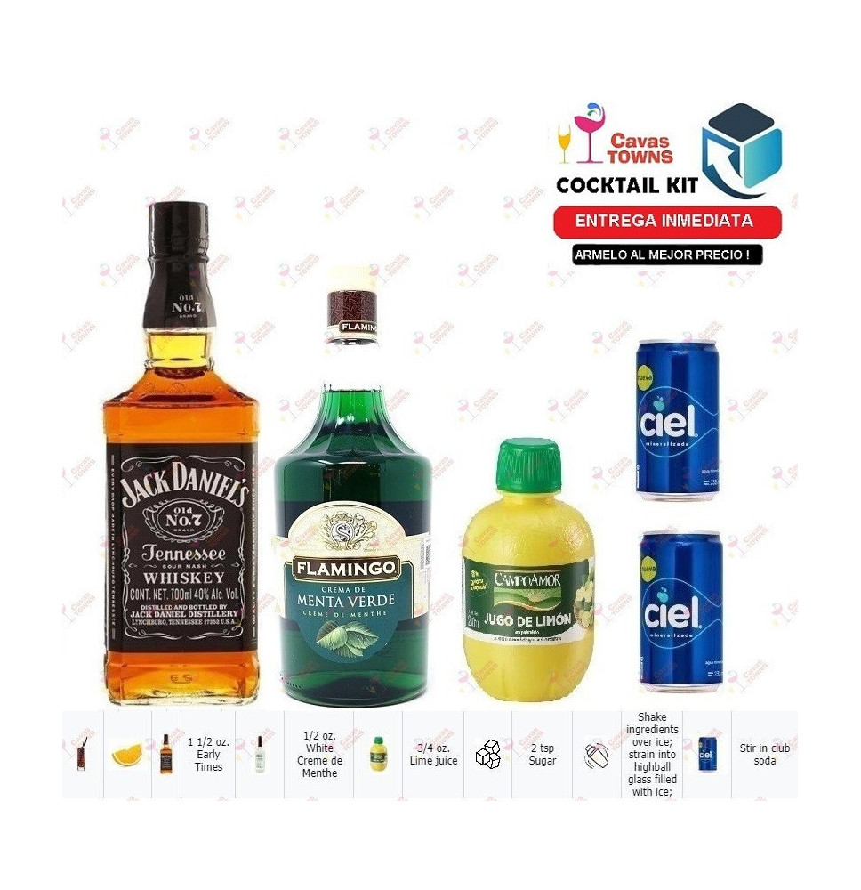 Cocktail Kit Denver Mint Receta Recipe - Cavas Towns