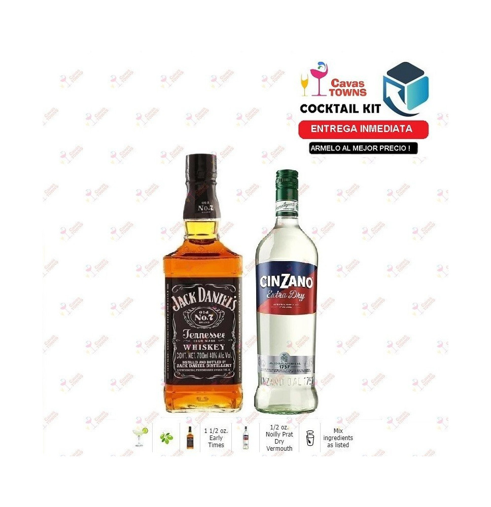 Cocktail Kit Dry Manhattan Receta Recipe - Cavas Towns