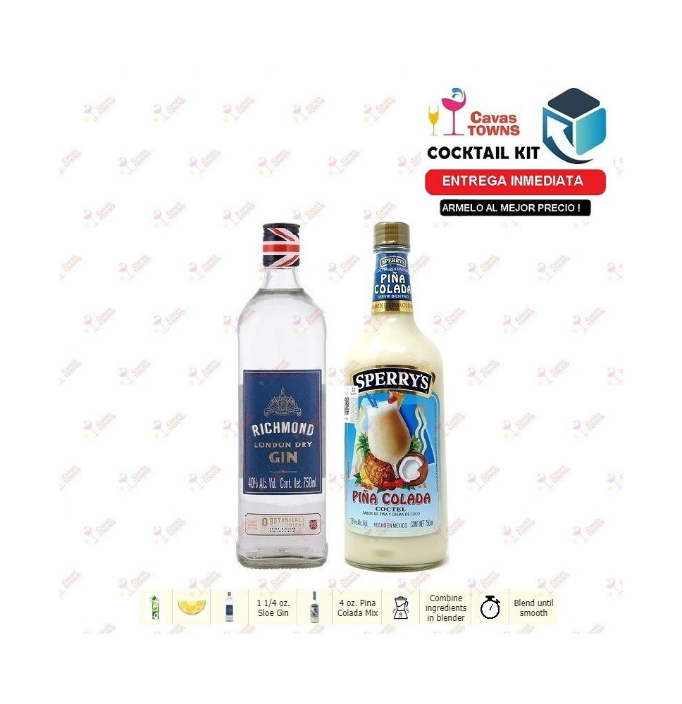 Cocktail Kit Flamingo Receta Recipe - Cavas Towns