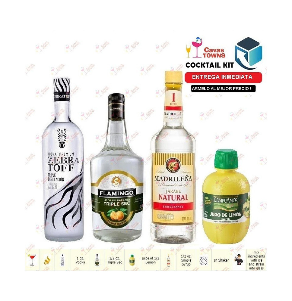 Cocktail Kit Flash Cadillac Receta Recipe - Cavas Towns