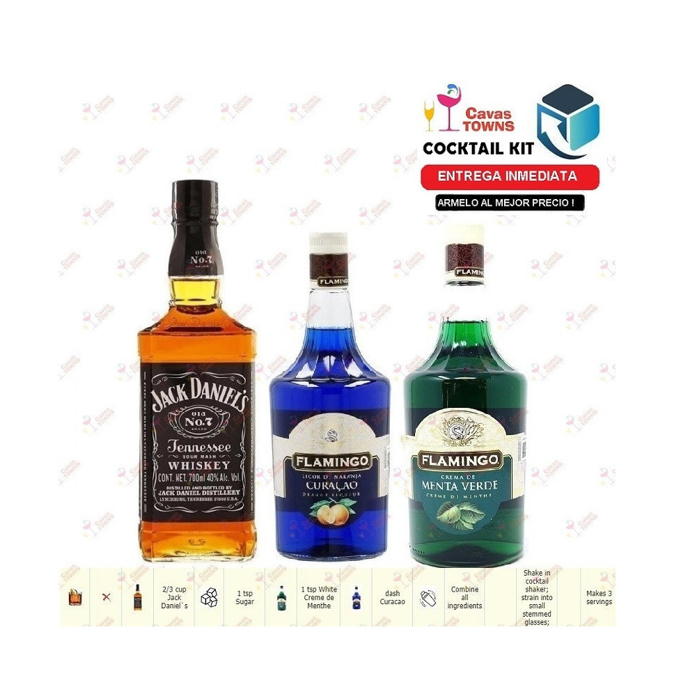 Cocktail Kit Frisky Whiskey Receta Recipe - Cavas Towns